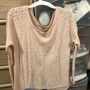 Creamy pink long sleeve
